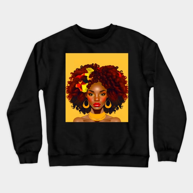 Black History Month African American Crewneck Sweatshirt by Karin Wright